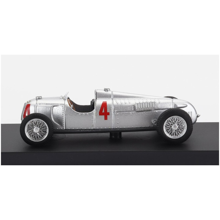 BRUMM AUTO UNION F1 TIPO C N 4 WORLD CHAMPION NURBURGRING GP 1936 BERND ROSEMAYER - SILVER 1/43