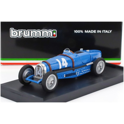 BRUMM BUGATTI F1 TIPO 59 N 14 FRANCE GP 1934 TAZIO NUVOLARI - BLUETTE 1/43