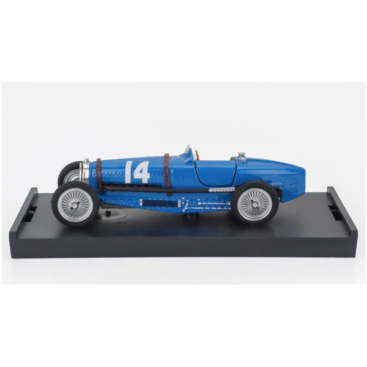 BRUMM BUGATTI F1 TIPO 59 N 14 FRANCE GP 1934 TAZIO NUVOLARI - BLUETTE 1/43