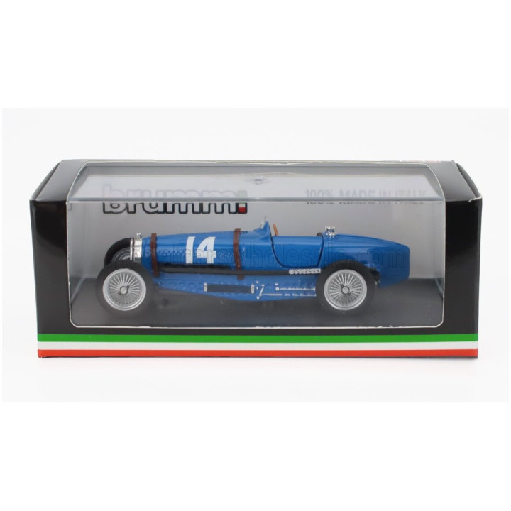 BRUMM BUGATTI F1 TIPO 59 N 14 FRANCE GP 1934 TAZIO NUVOLARI - BLUETTE 1/43