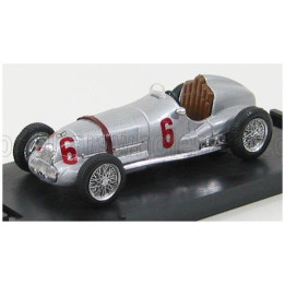 BRUMM MERCEDES BENZ F1 W125 N 6 1937 - SILVER 1/43