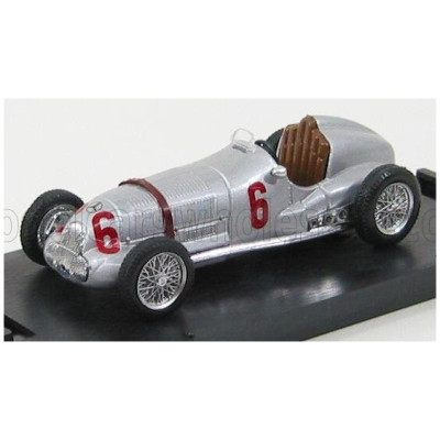 BRUMM MERCEDES BENZ F1 W125 N 6 1937 - SILVER 1/43