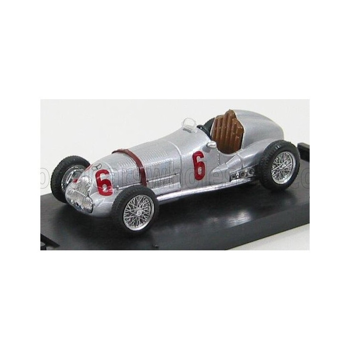 BRUMM MERCEDES BENZ F1 W125 N 6 1937 - SILVER 1/43