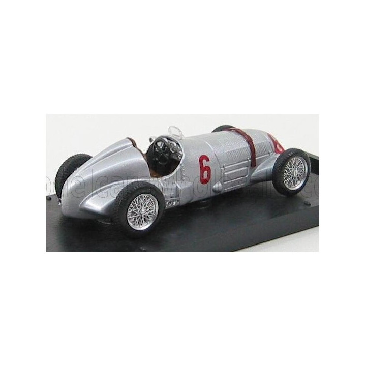 BRUMM MERCEDES BENZ F1 W125 N 6 1937 - SILVER 1/43