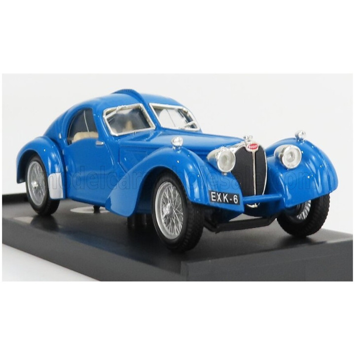 BRUMM BUGATTI 57 S COUPE 1934-36 - LIGHT BLUE 1/43