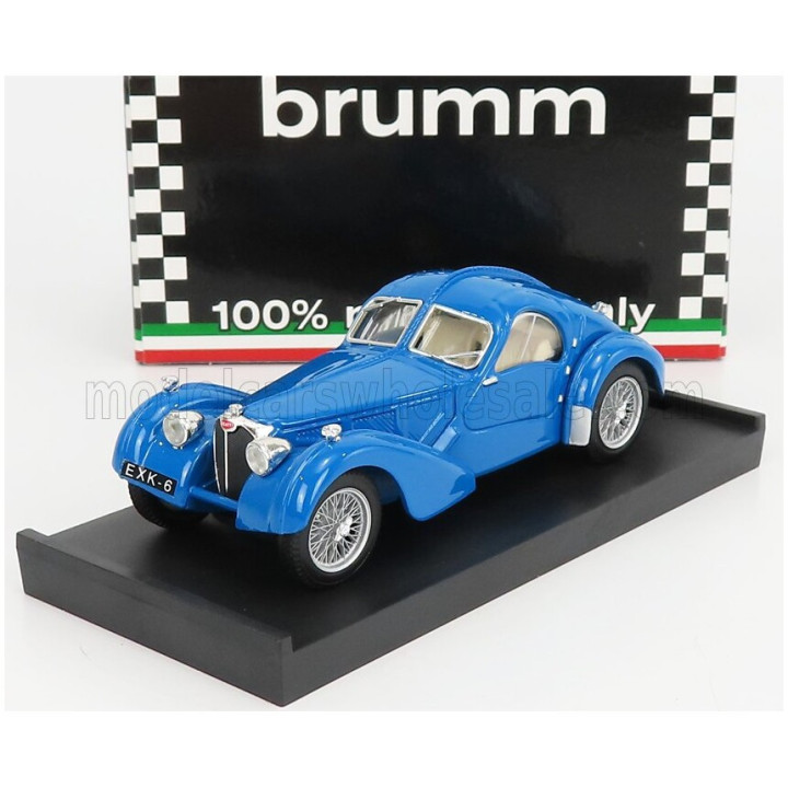 BRUMM BUGATTI 57 S COUPE 1934-36 - LIGHT BLUE 1/43