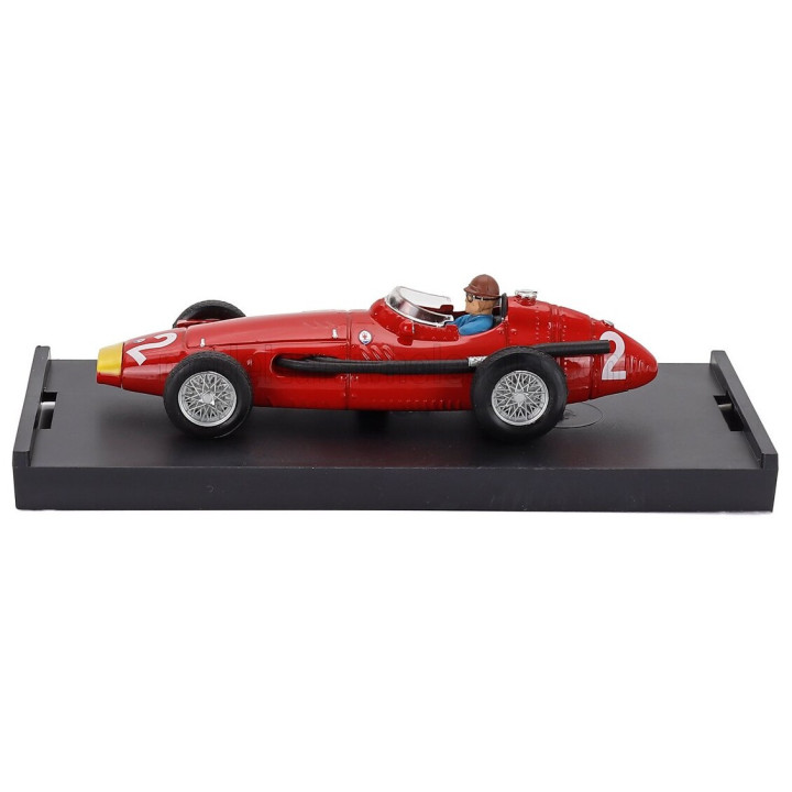 BRUMM MASERATI F1 250F N 2 WORLD CHAMPION ITALY GP 1957 JUAN MANUEL FANGIO - WITH DRIVER FIGURE - RED 1/43