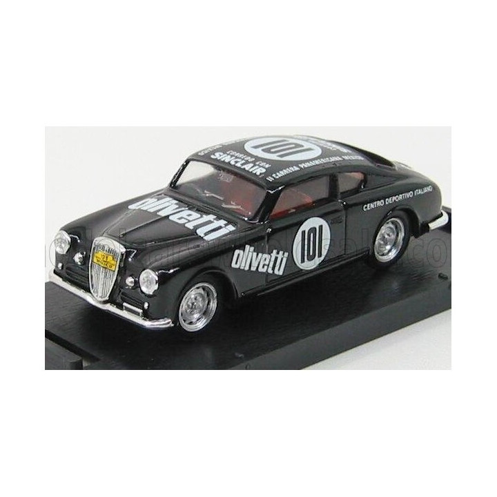 BRUMM LANCIA AURELIA B20 COUPE N 101 CARRERA PANAMERICANA MEXICO 1951 G.BRACCO - BLACK 1/43