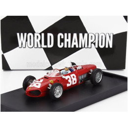 BRUMM FERRARI F1 156 N 38 WORLD CHAMPION 3rd MONACO GP 1961 PHIL HILL - WITH DRIVER FIGURE - RED 1/43