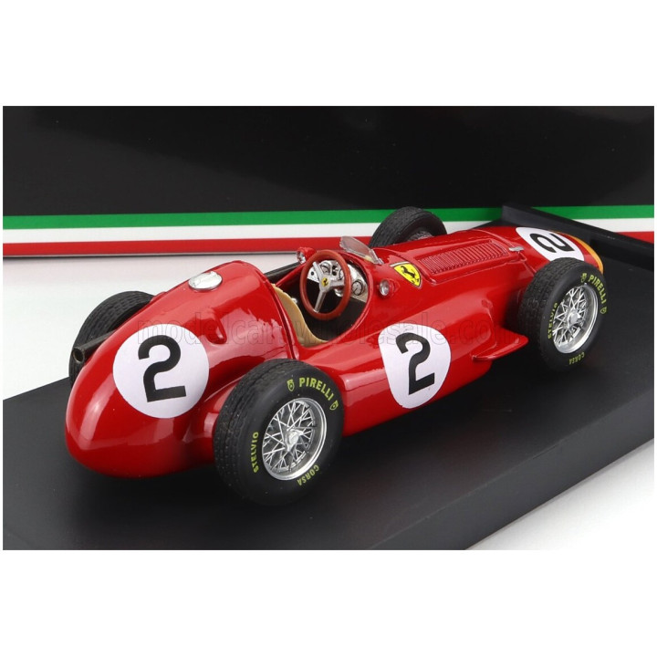 BRUMM FERRARI F1 553 SQUALO N 2 FRENCH GP 1955 J.F.GONZALEZ - RED 1/43