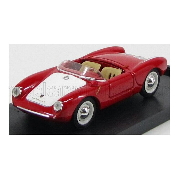 BRUMM PORSCHE 550 RS 1954 - RED WHITE 1/43