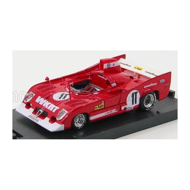 BRUMM ALFA ROMEO 33TT 12 N 1 T PROVA 1000km MONZA 1975 PESCAROLO - BELL - RED 1/43