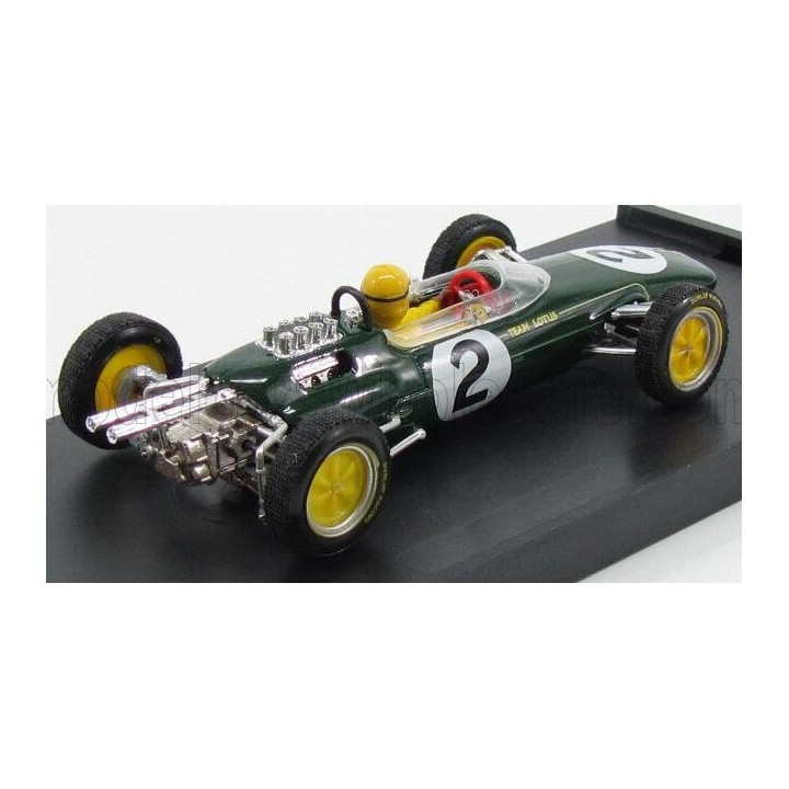 BRUMM LOTUS F1 25 n 2 BELGIUM GP 1963 T.TAYLOR - WITH PILOT - FIGURE - GREEN 1/43