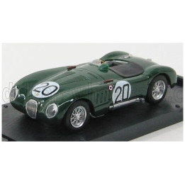 BRUMM JAGUAR C TYPE 1 h LE MANS 1951 WALKER-WHITEHEAD N 20 - BRITISH RACING GREEN 1/43