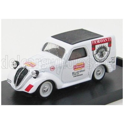 BRUMM FIAT 500B VAN FIORAVANTI 1950 - WHITE 1/43