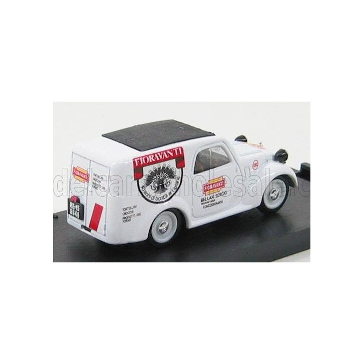 BRUMM FIAT 500B VAN FIORAVANTI 1950 - WHITE 1/43