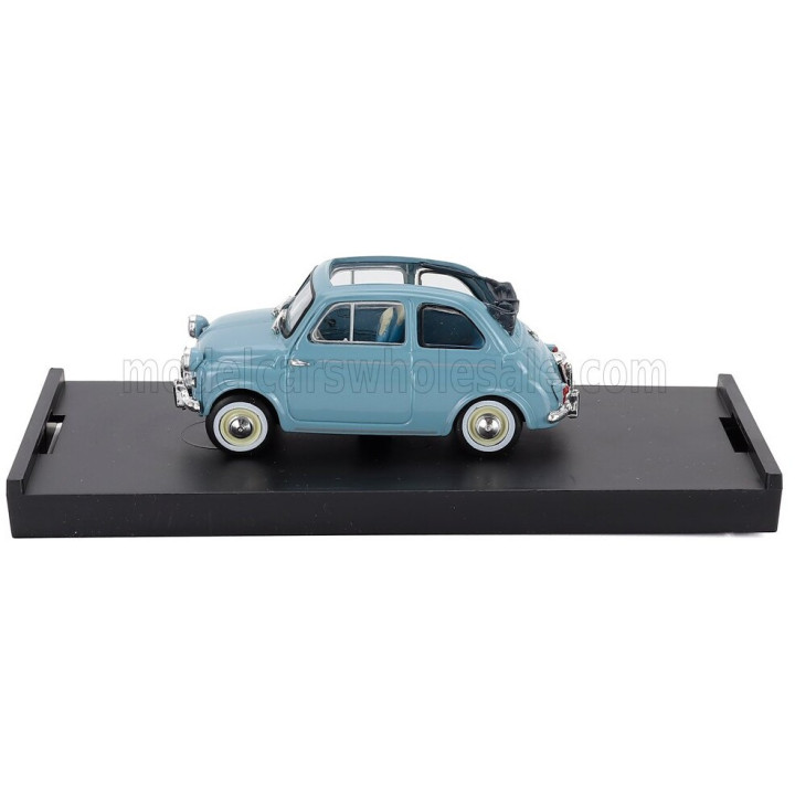 BRUMM FIAT 500 AMERICA APERTA OPEN 1958 - CELESTE CHIARO - LIGHT BLUE 1/43