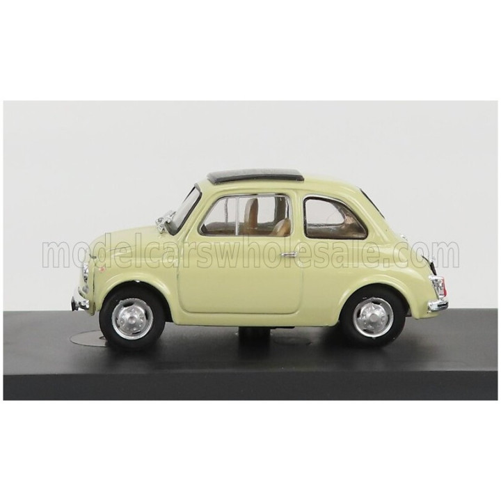 BRUMM FIAT 500R TETTO CHIUSO - CLOSED 1972 - AVORIO ANTICO 1/43