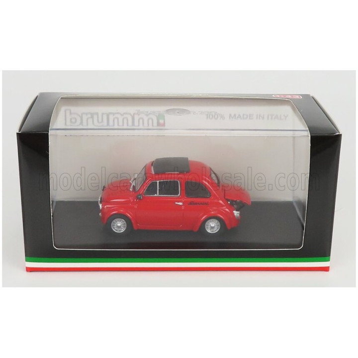 BRUMM FIAT 500 590GT N 0 GIANNINI VALLELUNGA 1969 - RED 1/43