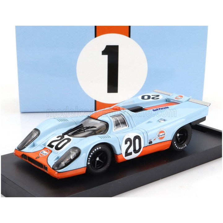 BRUMM PORSCHE 917K 4.9L TEAM JOHN WYER AUTOMOTIVE ENGINEERING LTD GULF N 20 24h LE MANS 1970 JO SIFFERT - BRIAN REDMANN - LIGHT