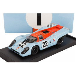 BRUMM PORSCHE 917K 4.9L TEAM JOHN WYER AUTOMOTIVE ENGINEERING GULF N 22 24h LE MANS 1970 DAVID HOBBS - MIKE HAILWOOD - 50th