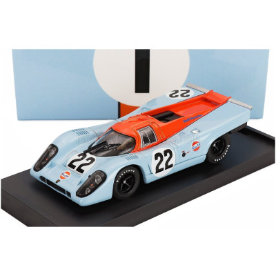 BRUMM PORSCHE 917K 4.9L TEAM JOHN WYER AUTOMOTIVE ENGINEERING GULF N 22 24h LE MANS 1970 DAVID HOBBS - MIKE HAILWOOD - 50th