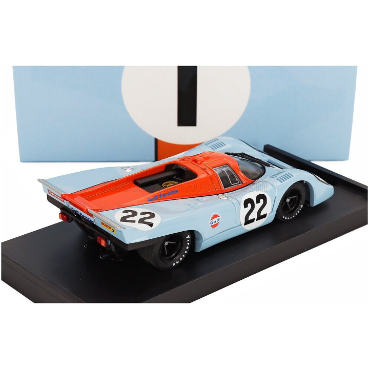 BRUMM PORSCHE 917K 4.9L TEAM JOHN WYER AUTOMOTIVE ENGINEERING GULF N 22 24h LE MANS 1970 DAVID HOBBS - MIKE HAILWOOD - 50th