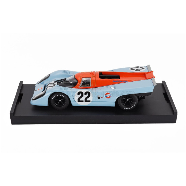 BRUMM PORSCHE 917K 4.9L TEAM JOHN WYER AUTOMOTIVE ENGINEERING GULF N 22 24h LE MANS 1970 DAVID HOBBS - MIKE HAILWOOD - 50th