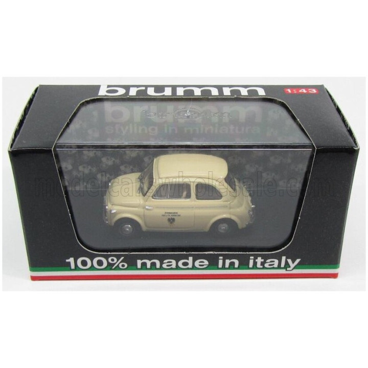 BRUMM STEYR-PUCH 500D POSTE AUSTRIACHE 1959 - CREAM 1/43