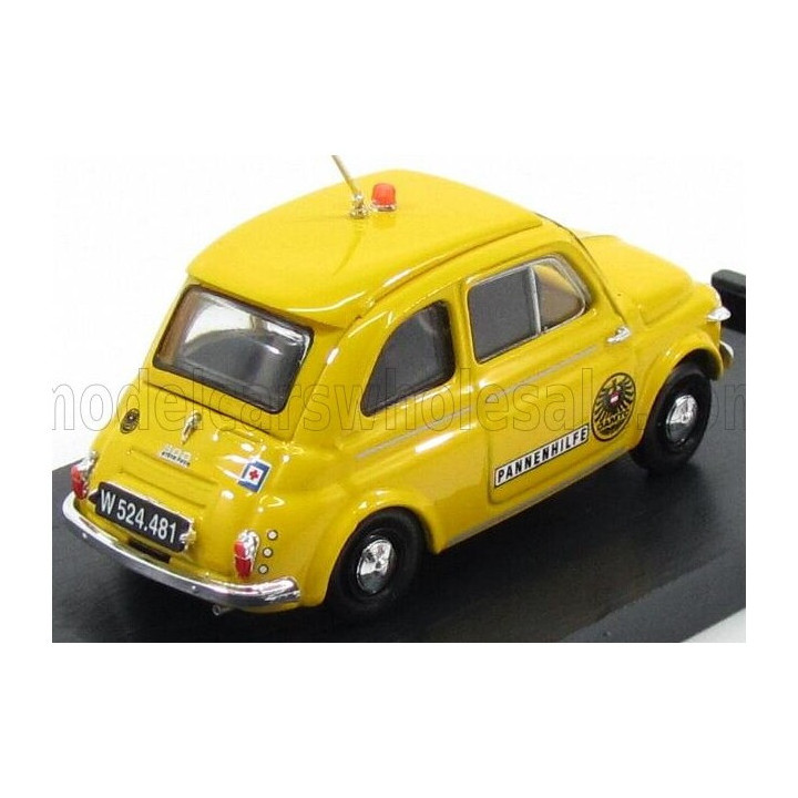 BRUMM STEYR-PUCH 500D OAMTC AUTOMOBIL CLUB AUSTRIA 1959 - YELLOW 1/43