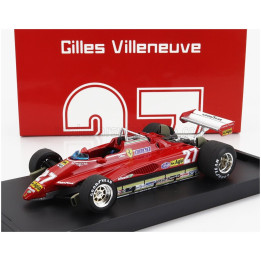 BRUMM FERRARI F1 126C2 N 27 BRAZILIAN GP 1982 GILLES VILLENEUVE - RED 1/43