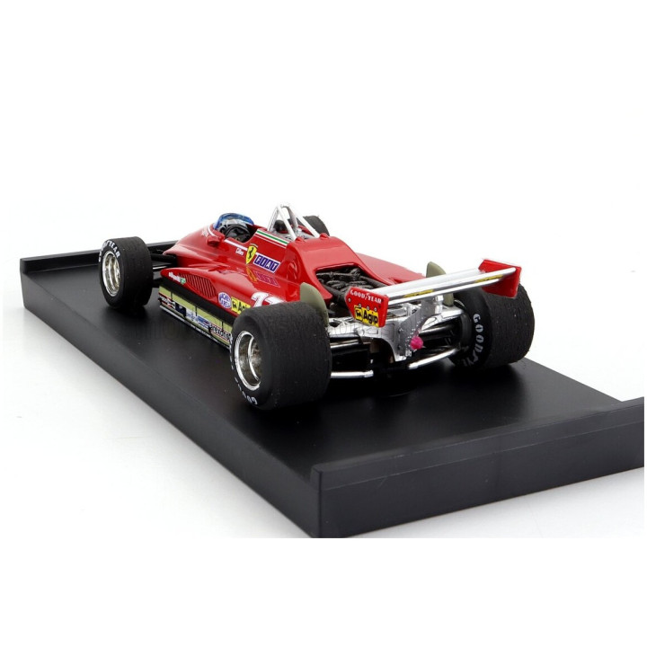 BRUMM FERRARI F1 126C2 N 27 BRAZILIAN GP 1982 GILLES VILLENEUVE - RED 1/43