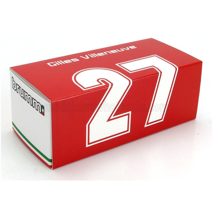 BRUMM FERRARI F1 126C2 N 27 BRAZILIAN GP 1982 GILLES VILLENEUVE - RED 1/43