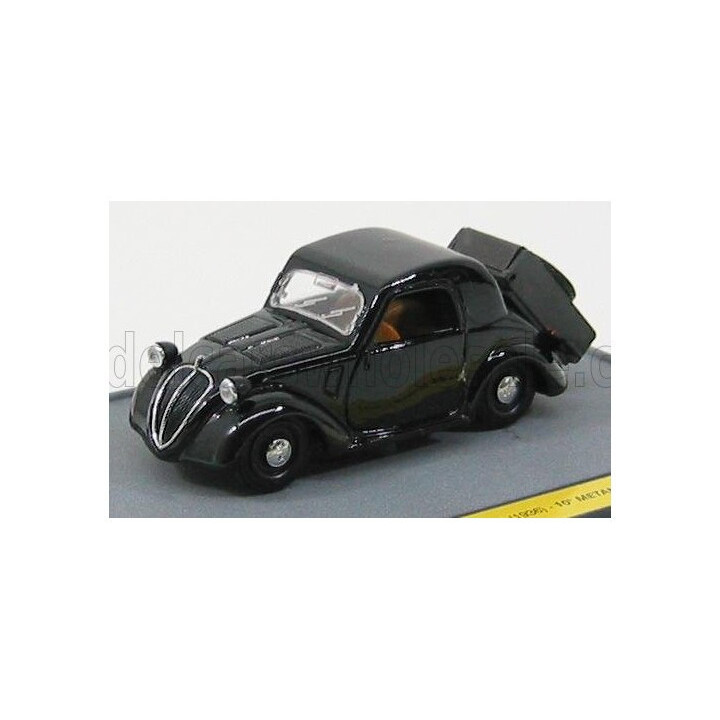 BRUMM FIAT 500A TOPOLNO 1 SERIES A METANO - 10th METANAUTO 2007 - BLACK 1/43