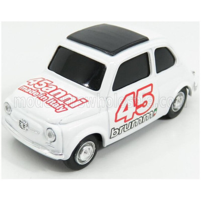 BRUMM FIAT 500 BRUMS 45th ANNIVERSARY - WHITE 1/43