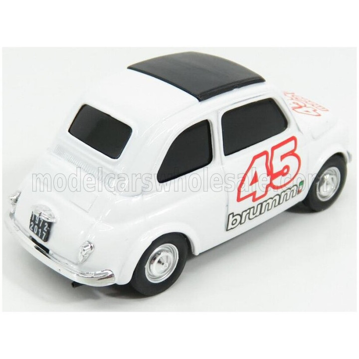 BRUMM FIAT 500 BRUMS 45th ANNIVERSARY - WHITE 1/43