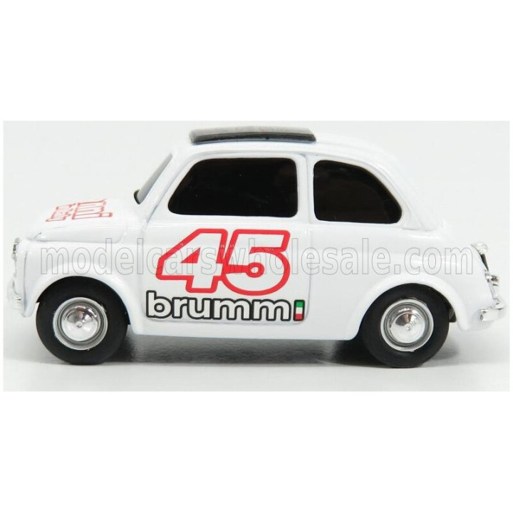 BRUMM FIAT 500 BRUMS 45th ANNIVERSARY - WHITE 1/43