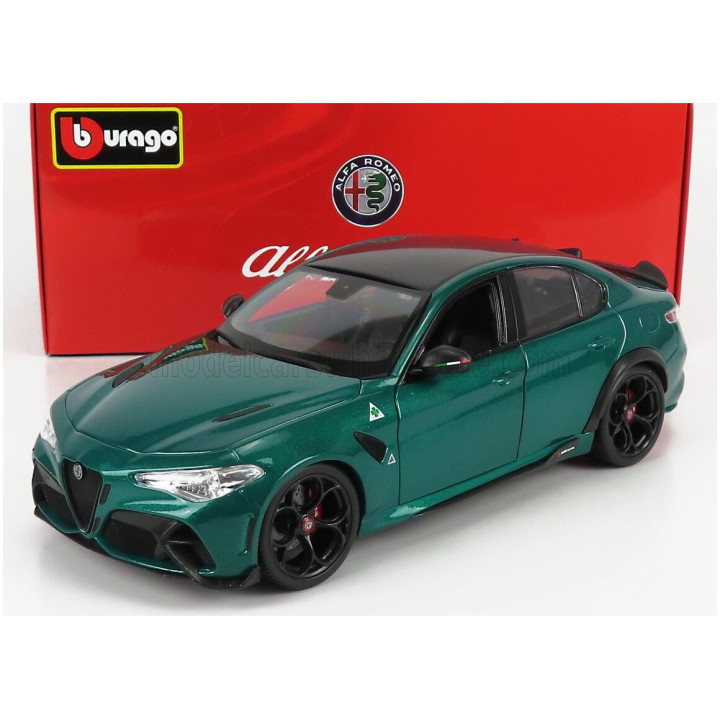 BURAGO ALFA ROMEO GIULIA GTA 2020 - M O N T R E A L GREEN MET 1/18