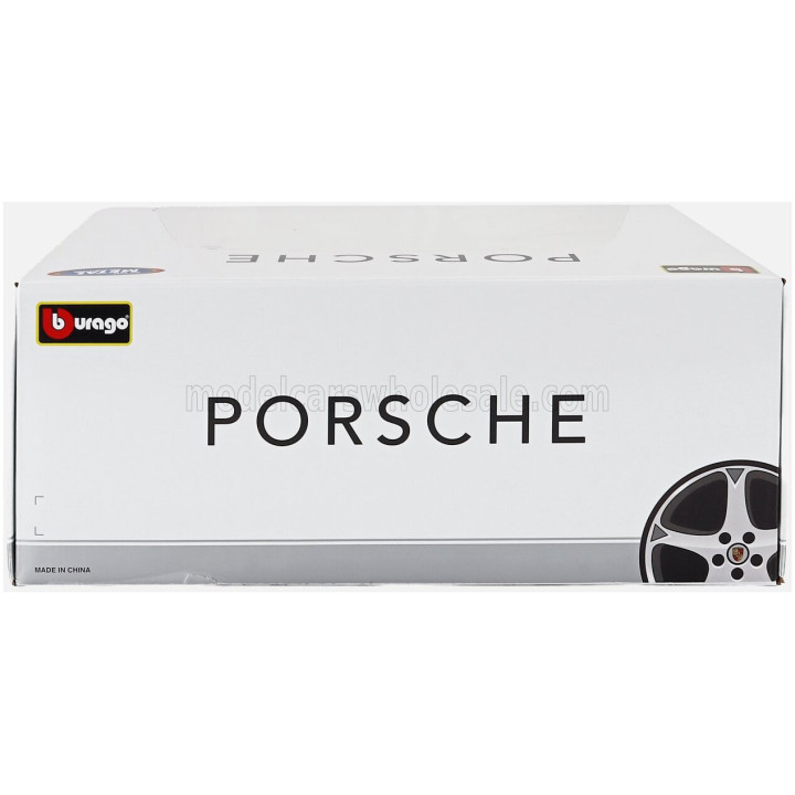 BURAGO PORSCHE 911 997-2 GT3 RS 4.0 COUPE 2012 - WHITE SILVER 1/18