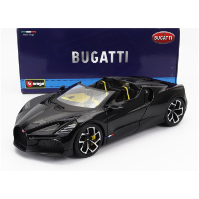 BURAGO BUGATTI W16 MISTRAL 2023 - BLACK 1/18
