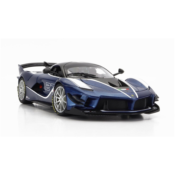 BURAGO FERRARI FXX-K EVO N 27 HYBRID 6.3 V12 1050hp 2018 - BLUE BLACK 1/18