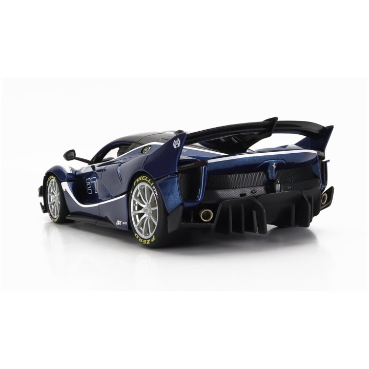 BURAGO FERRARI FXX-K EVO N 27 HYBRID 6.3 V12 1050hp 2018 - BLUE BLACK 1/18