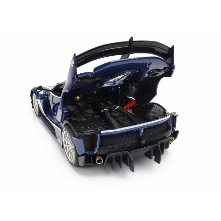 BURAGO FERRARI FXX-K EVO N 27 HYBRID 6.3 V12 1050hp 2018 - BLUE BLACK 1/18