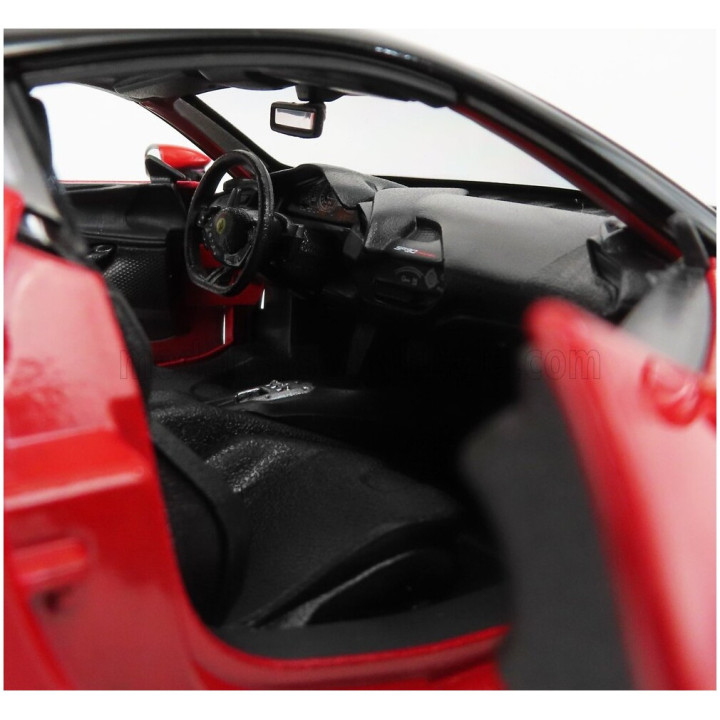 BURAGO FERRARI SF90 STRADALE HYBRID 1000hp 2019 - RED BLACK 1/18