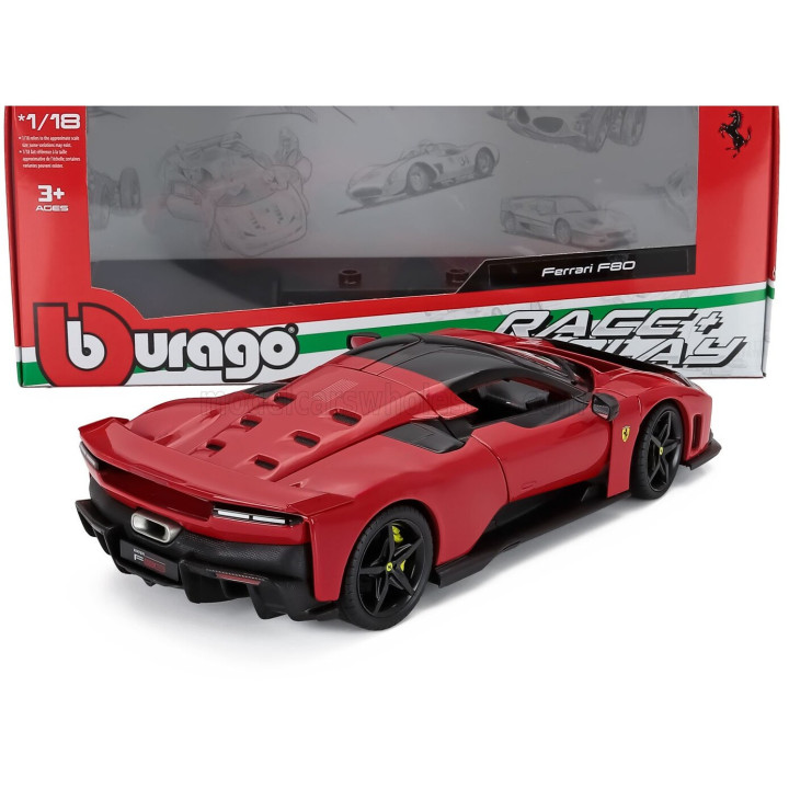 BURAGO FERRARI F80 2024 - RED 1/18