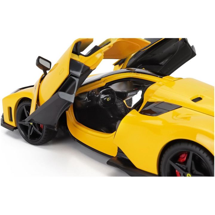 BURAGO FERRARI F80 2024 - YELLOW 1/18