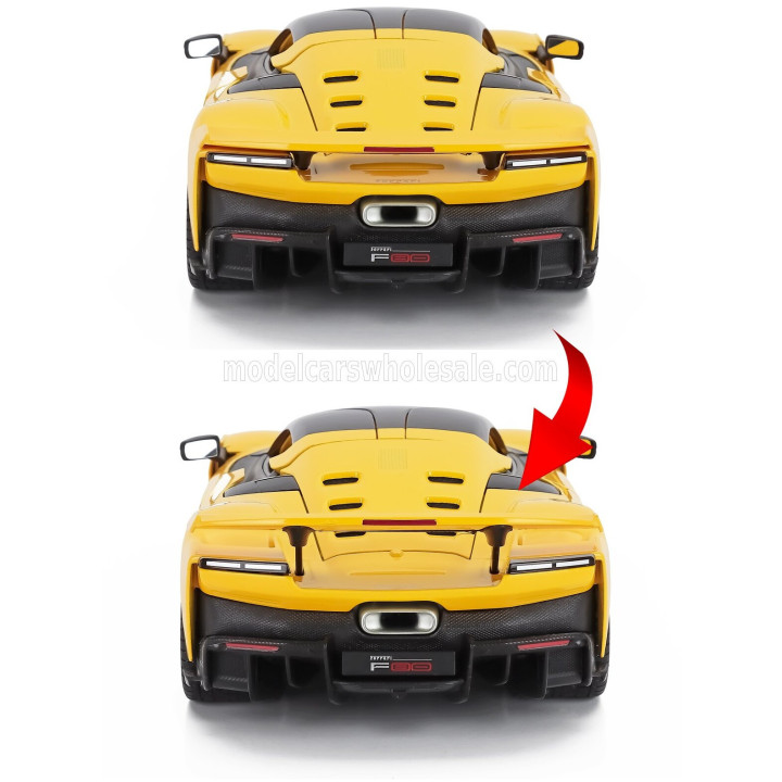 BURAGO FERRARI F80 2024 - YELLOW 1/18