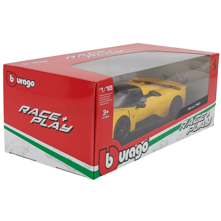 BURAGO FERRARI F80 2024 - YELLOW 1/18