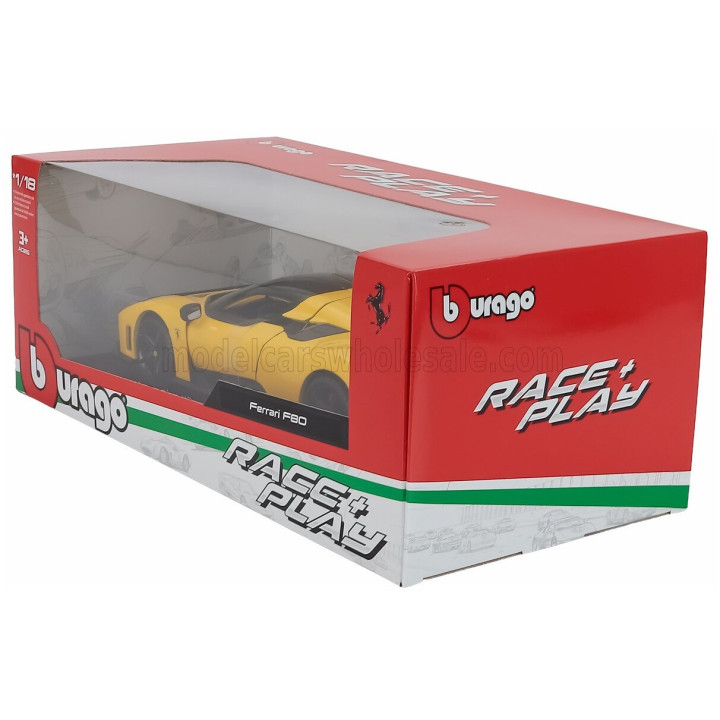 BURAGO FERRARI F80 2024 - YELLOW 1/18