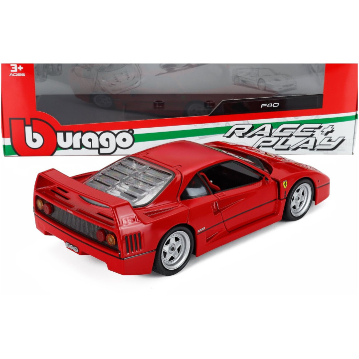 BURAGO FERRARI F40 1987 - RED 1/18
